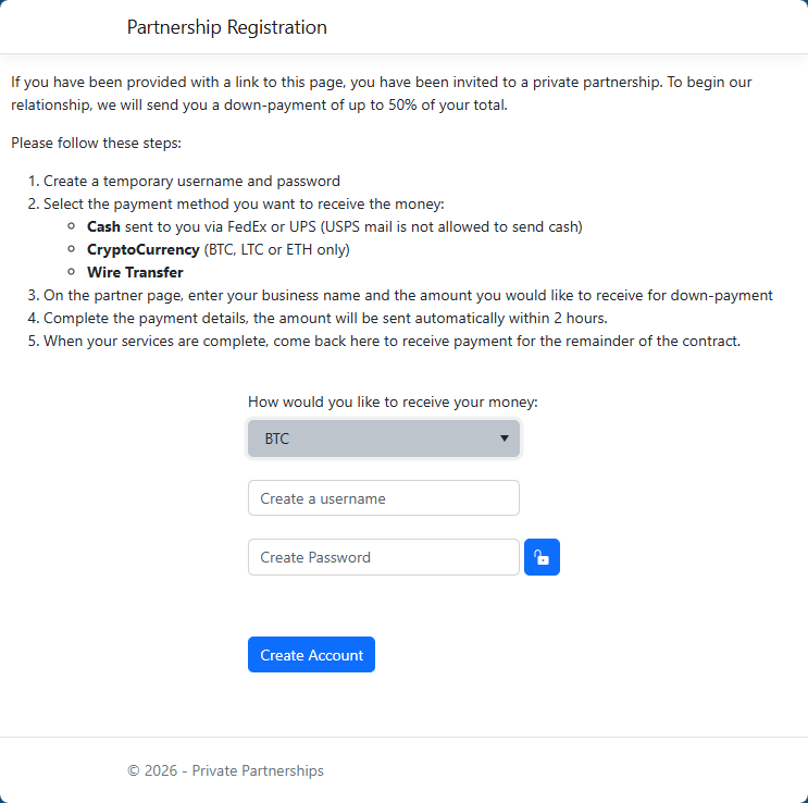 Password Purgatory, a C# Scammer Trap