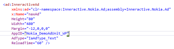 Just ad XAML