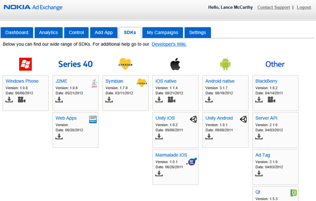 SDK list