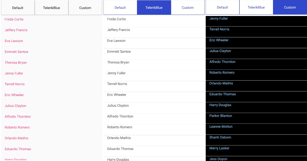 Custom Themes in UI for Xamarin